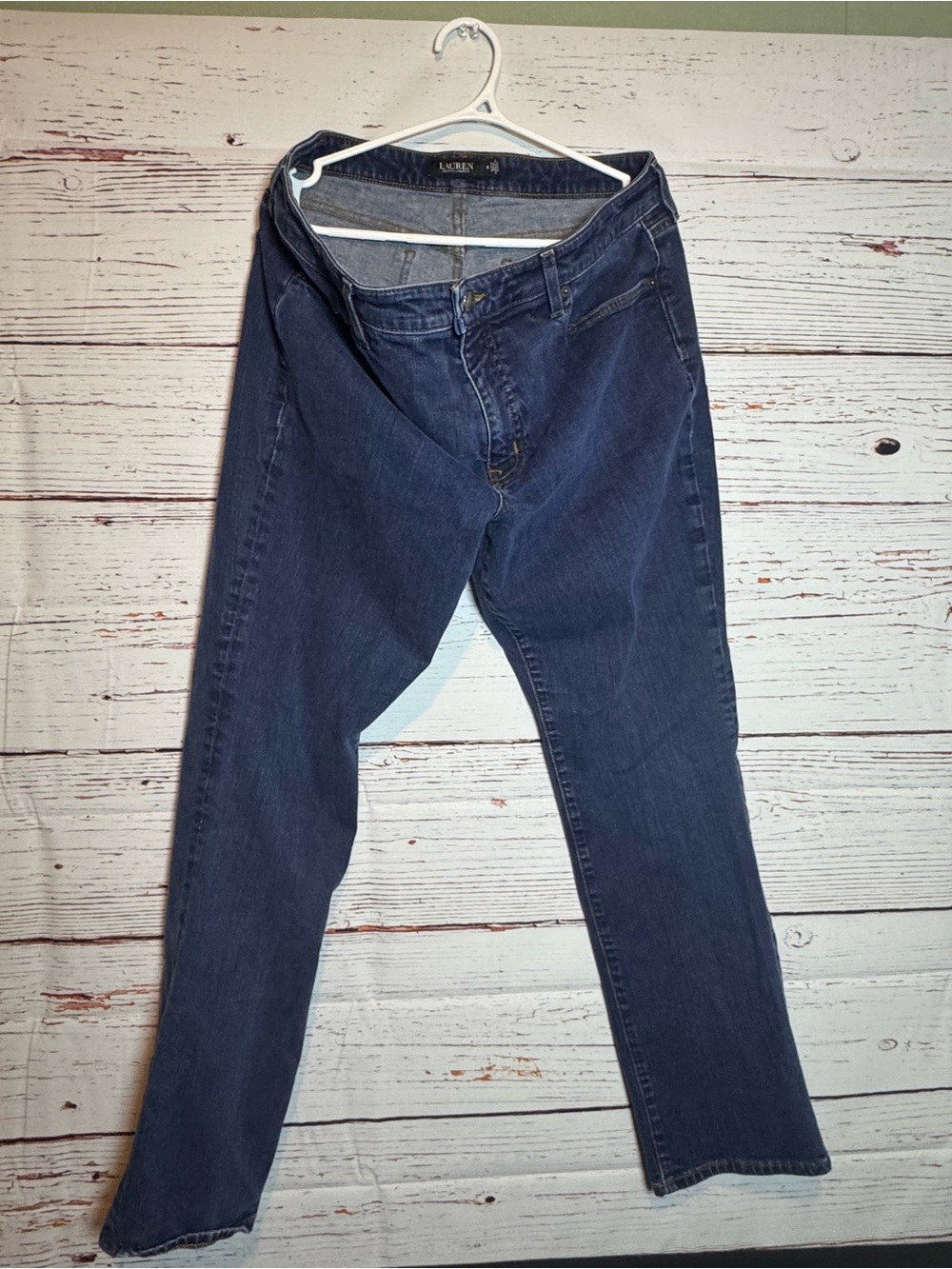 Ralph Lauren black label stretch jeans medium blue women’s 18